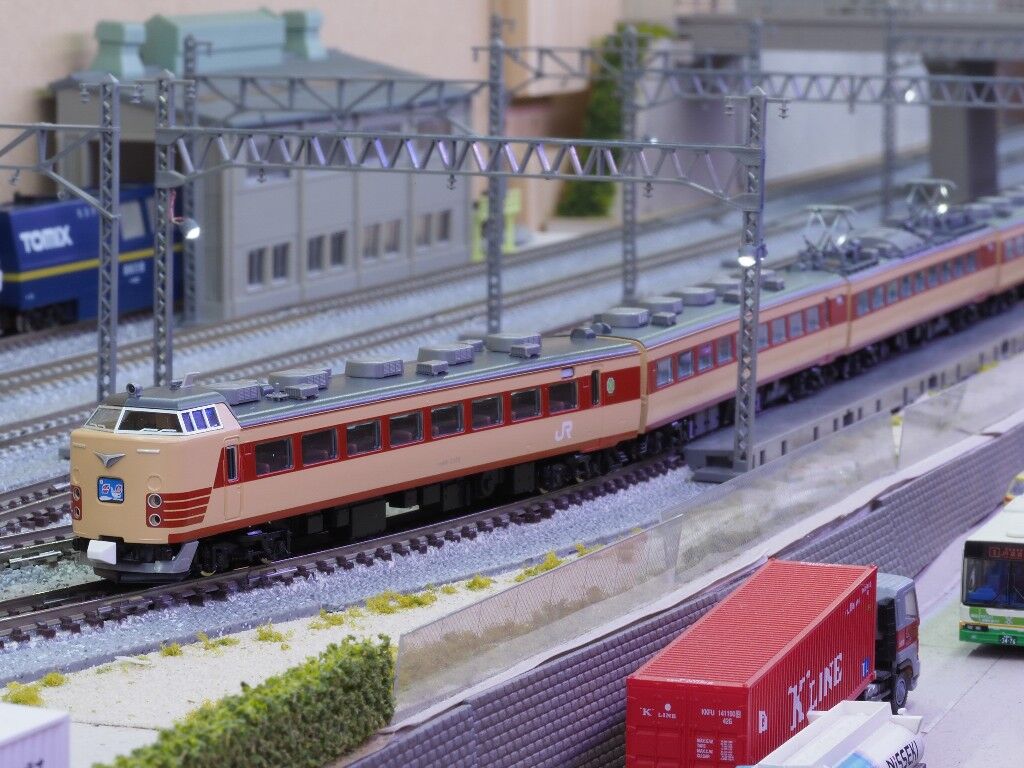 ジャンク品　485系スーパー雷鳥 7両セット JR 485系 特急電車 (スーパー雷鳥) (基本・7両セット) (鉄道模型